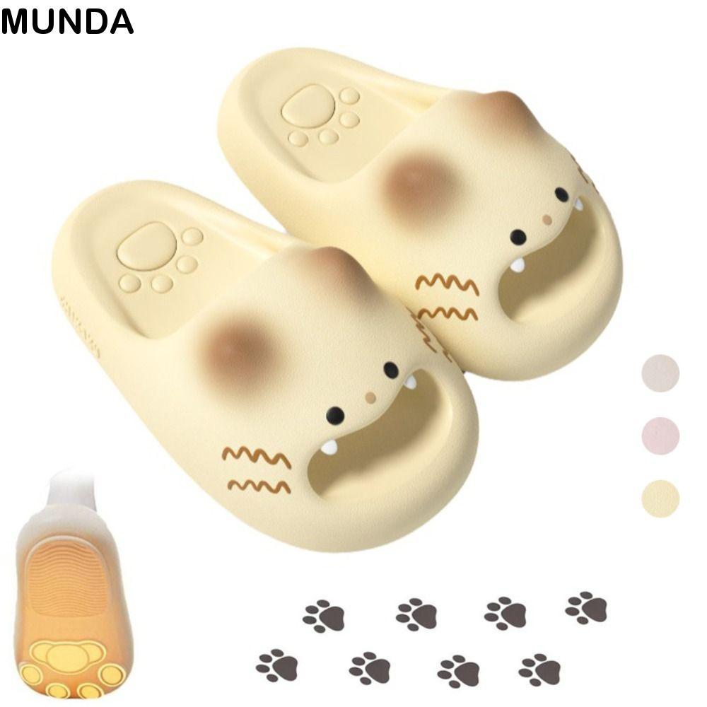 รองเท้าแตะแมว MUNDA, ล่อคิตตี้กันน้ําหัวปิด, รองเท้าแตะแมวกันลื่นด้านล่างนุ่มบ้าน