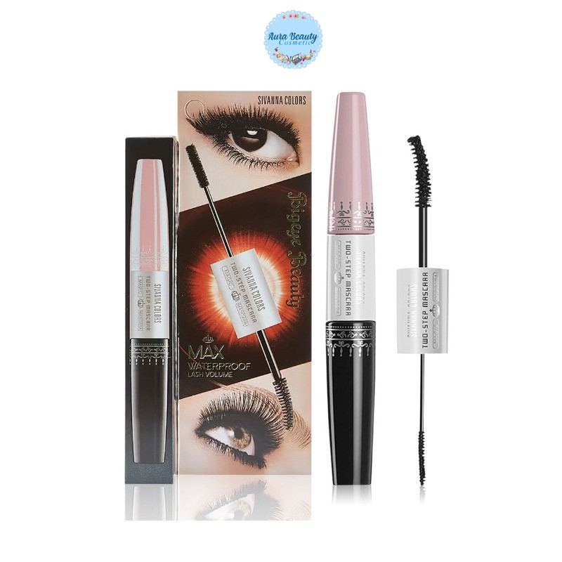 Sivanna Colors Two Step Mascara Bigeye Beauty HF891 ซีเวียน่า มาสคาร่า สิวันนา ไม่แพนด้า