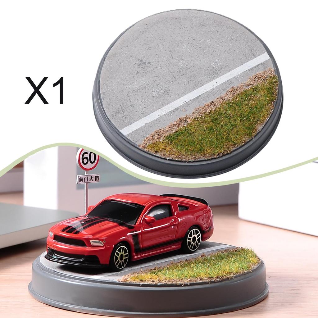 [szxflie3n] 1/64 Scale Road Diorama, ฐานตกแต่งภายใน, โมเดลจิ๋วทรงกลม