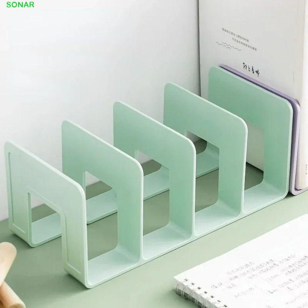 SONAR Divider ที่วางหนังสือแบบตั้งโต๊ะจอแสดงผลที่ทนทาน ประหยัดพื้นที่ ชั้นวางหนังสือแบบเรียบง่าย ทนทาน โต๊ะแฟ้ม Sorter Office