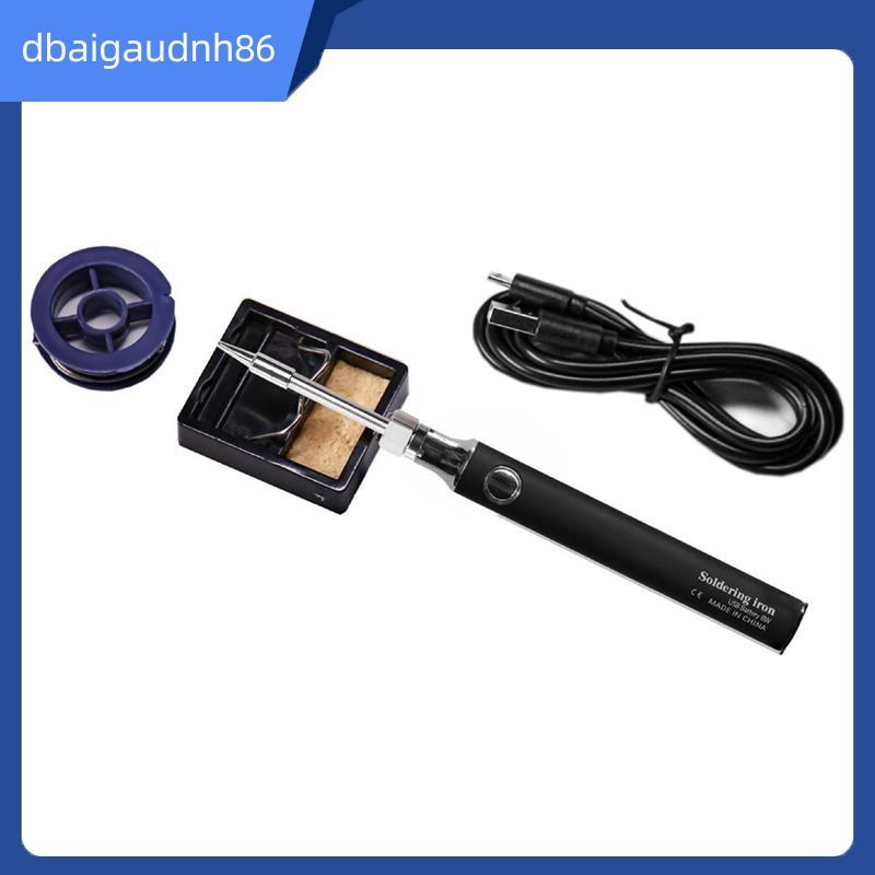 READY STOCK5V 8W Fast Charging ลิเธียมในตัวไร้สายชุดหัวแร้งซ่อมแบบพกพาเครื่องมือเชื่อม
