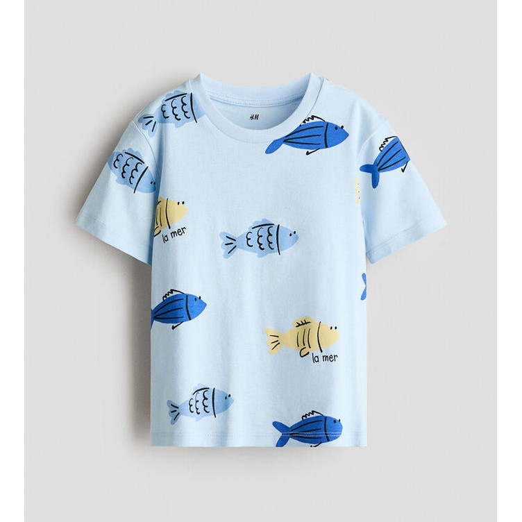 H&M(เอชแอนด์เอ็ม) เสื้อยืดผ้าฝ้ายพิมพ์ลาย เด็กชาย 1323877_12