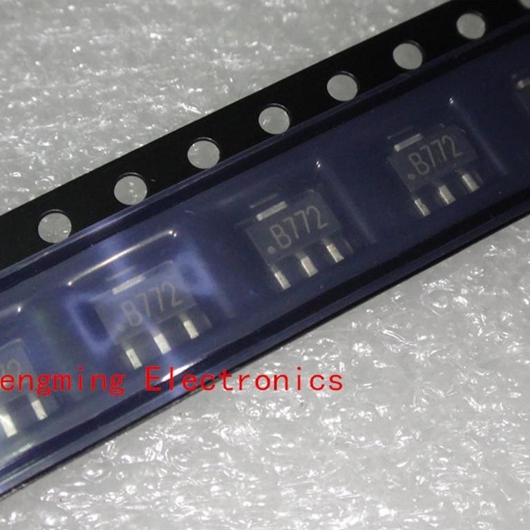 ทรานซิสเตอร์ 2SB772 B772 SOT-89 PNP 100 ชิ้น
