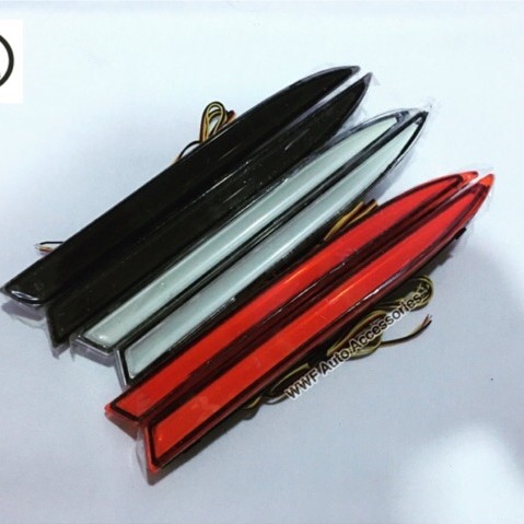 Perodua Alza เก่า / Myvi 2011 Lagi Best กันชนหลังรถยนต์ LED Reflector / Light Bar ฟังก์ชั่น 2 in 1 (