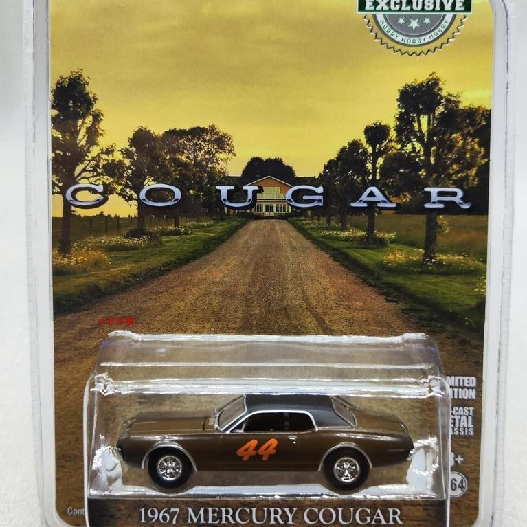 GreenLight GreenLight 1: 64 1967 Mercury Cougar Mercury Cougar Mercury Cougar Racing Car 44