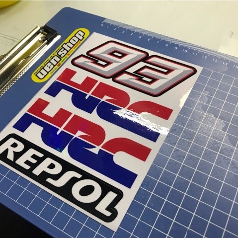 สติ๊กเกอร์ DECAL 93 marquez honda HRC repsol