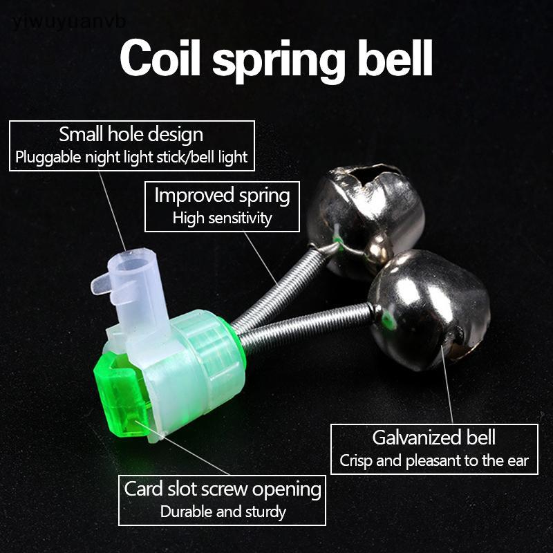 Yiwuyuanvb] Bell Fishing Anti-Fall Sea Pole โยน Rod Night Light Induction Night Fishing Rod อุปกรณ์เ