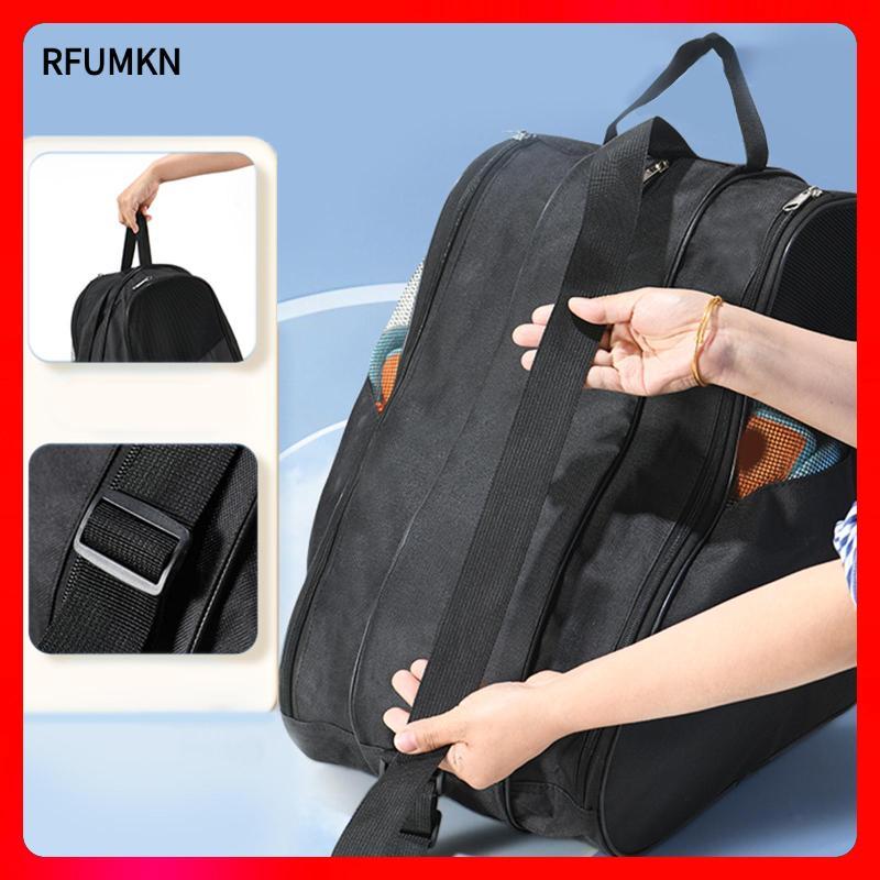 [rfumkn] Roller Skate Bag Girls Boys Ice Skate Bag สําหรับอินไลน์สเก็ต Ice Hockey Skate