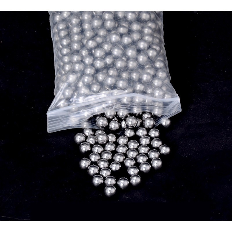 ลูก8มิล ลูกเหล็ก ขนาด 8mm ถุง 1 กิโลกรัม ( ประมาณ 470-490 เม็ดบวกลบ )