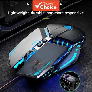 EWEADN Silent Mechanical Fire Wheel E-Sports Macro Ergonomic Office Computer Mouse Game Wired Mouse
