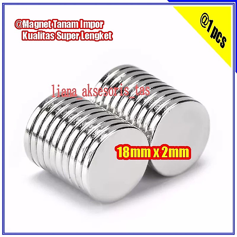 BULLT-IN MAGNET - BAG MAGNET - TANEM MAGNET - TANEM MAGNET 8x2, 14x2, 18x2, 20x10x1.5mm นําเข้า SUPE