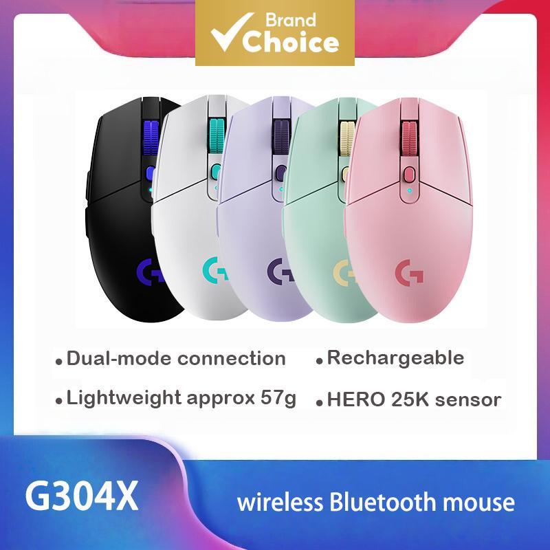 เมาส์เกมมิ่งไร้สาย Logitech G304 X LIGHTSPEED - เซนเซอร์ HERO ความละเอียด 12K DPI, 6 ปุ่มโปรแกรมได้, น้ําหนักเบาพิเศษ, ใช้งานได้นาน 250 ชม. รองรับ PC/Mac/Notebook