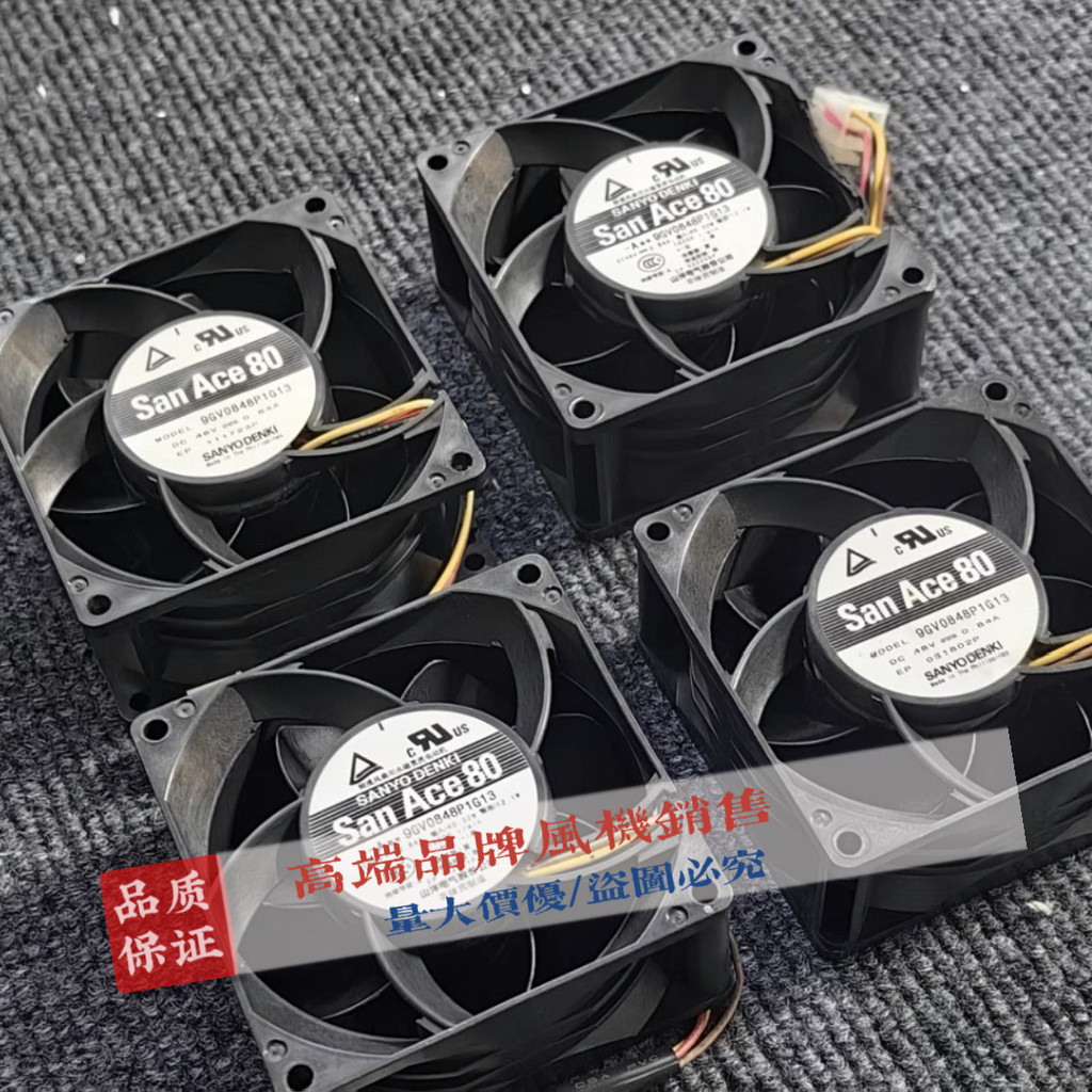 ยี่ห้อใหม่ Sanyo 9GV0848P1G13 8038 48V 0.84A 4 สาย pwm อุณหภูมิควบคุมปรับ High-End พัดลม