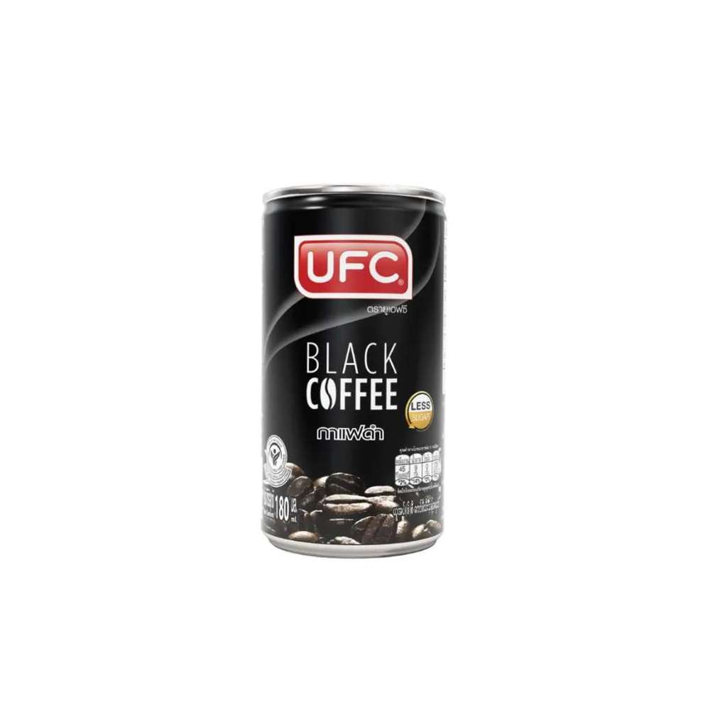 ยูเอฟซี กาแฟดำ UFC Black Coffee 180ml.