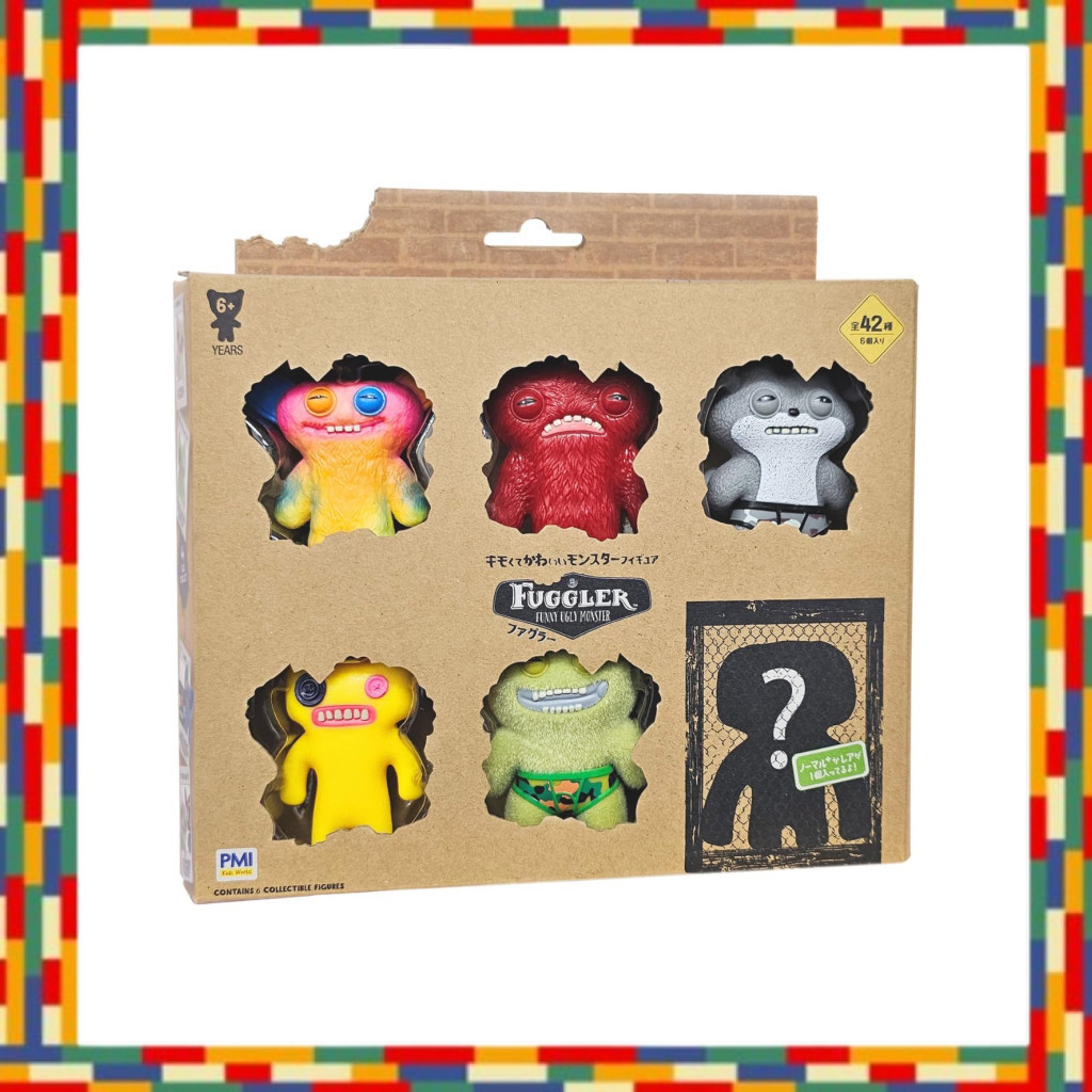Fuggler Deluxe Open Box E 6-Pack Collectible Figures Includes Normal Plus Or Rare Character In Secre