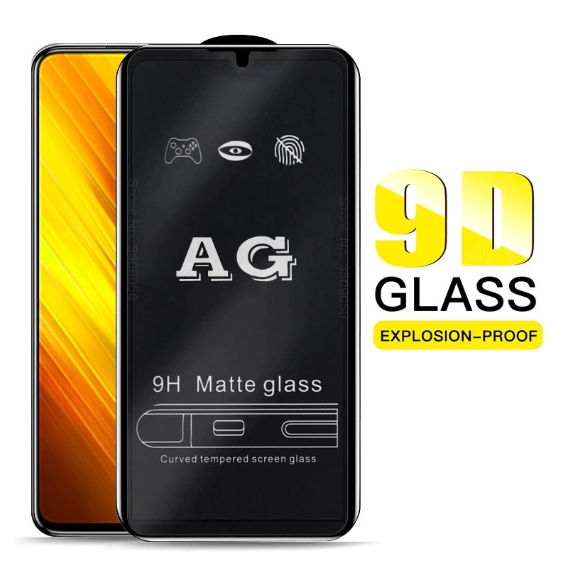 [ Samsung J2 Prime / J7 Prime / J4+ / J6+ / J8 ] กระจกนิรภัย Glare Matte Anti Oil กระจกกันรอย 10D Fu