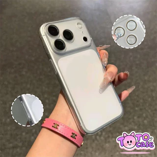 เคสโทรศัพท์ดีไซน์เรียบหรูมินิมอล เข้ากับ IPhone 13 16 17 11 12 14 15 Pro Max 12 13 14 15 16 Pro 15 Plus