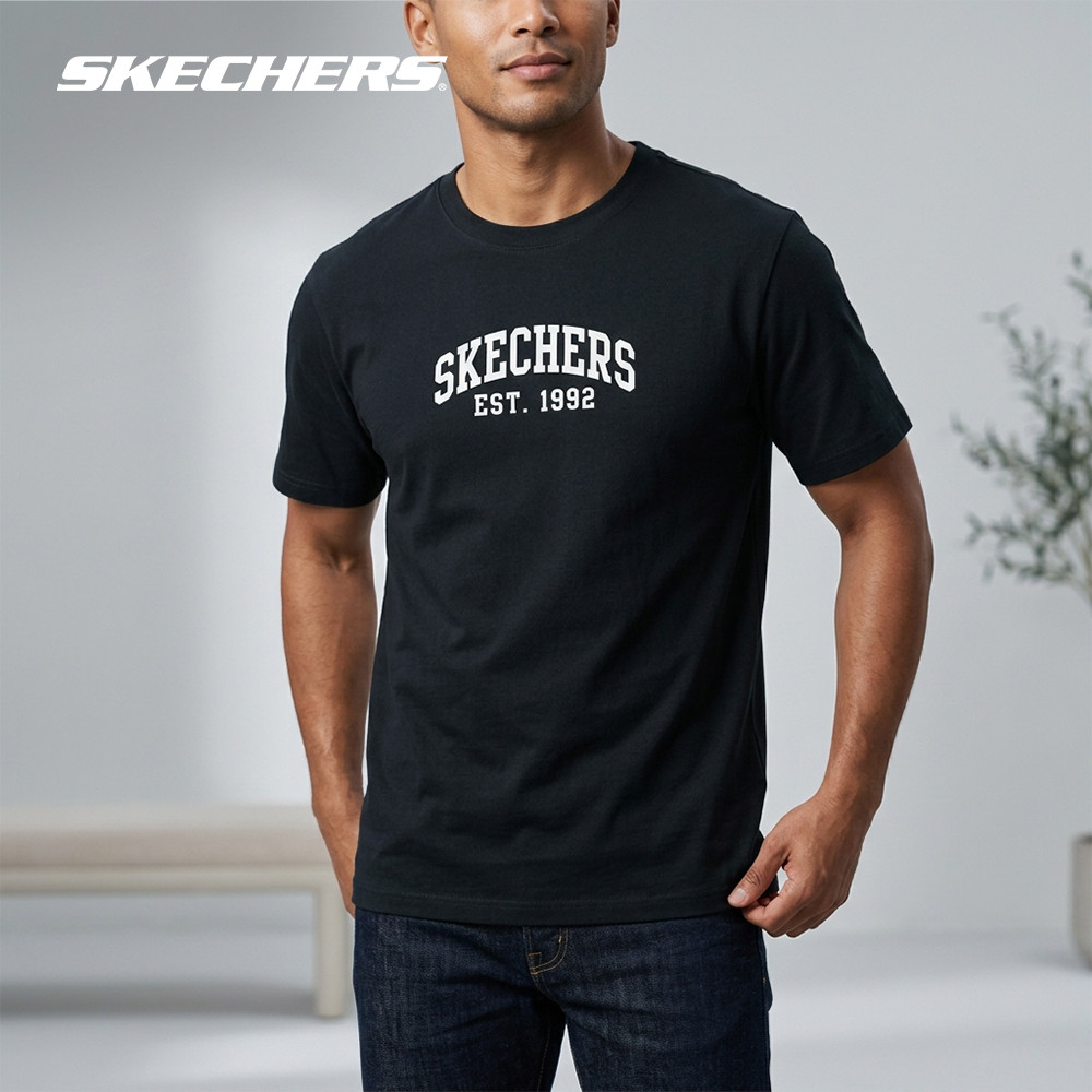 Skechers สเก็ตเชอร์ส เสื้อยืดแขนสั้นยูนิเซ็กส์ Unisex Short Sleeve Tee - SL325U591-0067