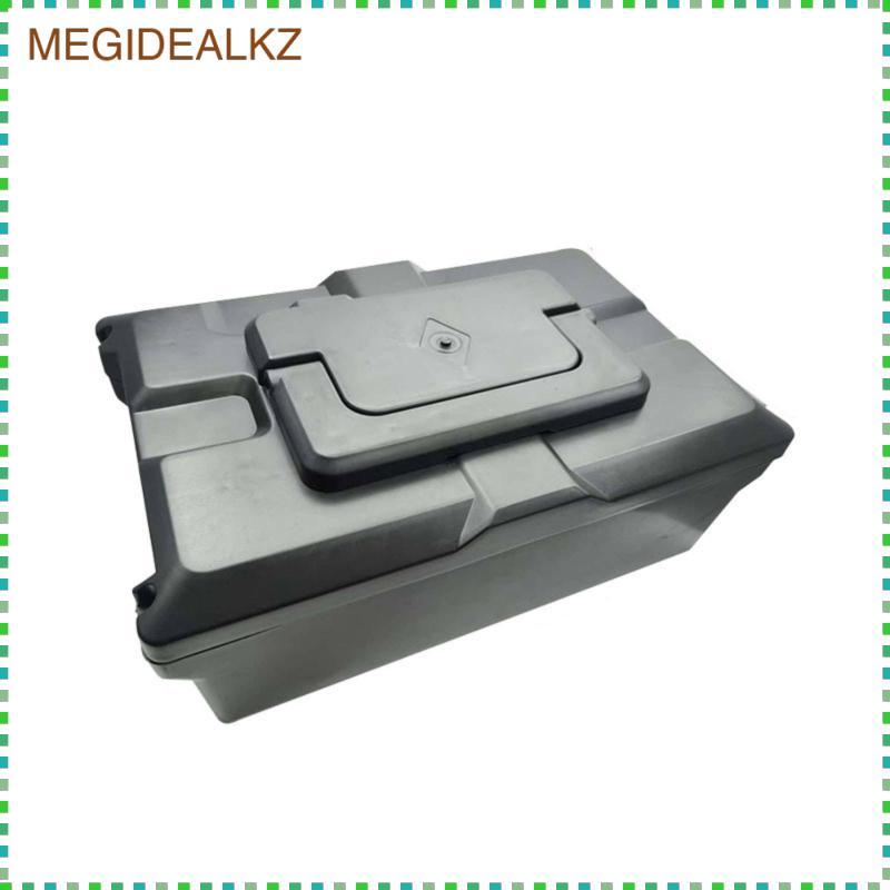 [megidealkz] กล่องแบตเตอรี่จักรยานไฟฟ้าวัสดุหนาวงจรไฟฟ้าแบตเตอรี่ที่อยู่อาศัยที่จับแบบพกพา