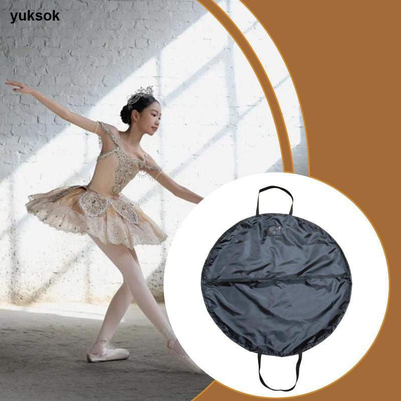 [yuksok] ความจุขนาดใหญ่ Tutu กระโปรง Tote ถุงตาข่าย Organizer สําหรับผู้หญิงs Luxury Dance Rehearsal Performance Gym
