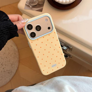 เคสโทรศัพท์ลายจุดพร้อมเคสดีไซน์หน้าต่างขนาดใหญ่สําหรับเคส iphone 13 14 15 16 17pro max