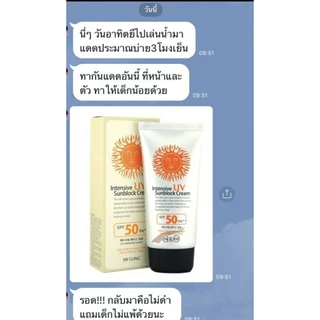 ครีมกันแดดหน้า(3W Clinic)