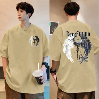 UT shop เสื้อยืด oversize ผ้าCotton 100% เสื้อแฟชั่น "DONFS " สบายและนุ่ม แขนสั้น ฤดูร้อน สไตล์เกาหลี