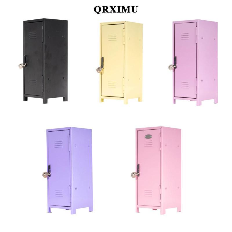 [คอเต่ามงสพริศนนคทอนนนนคคคอ combedสเดิม]สี่เหลี่ยมโลหะตู้เก็บสก์ท็อปออแกไนเซอร์ด้วยล็อคล็อคล็อคตู้เก็บของขนาดเล็กสําหรับการศึกษาที่บ้านและของขวัญให้