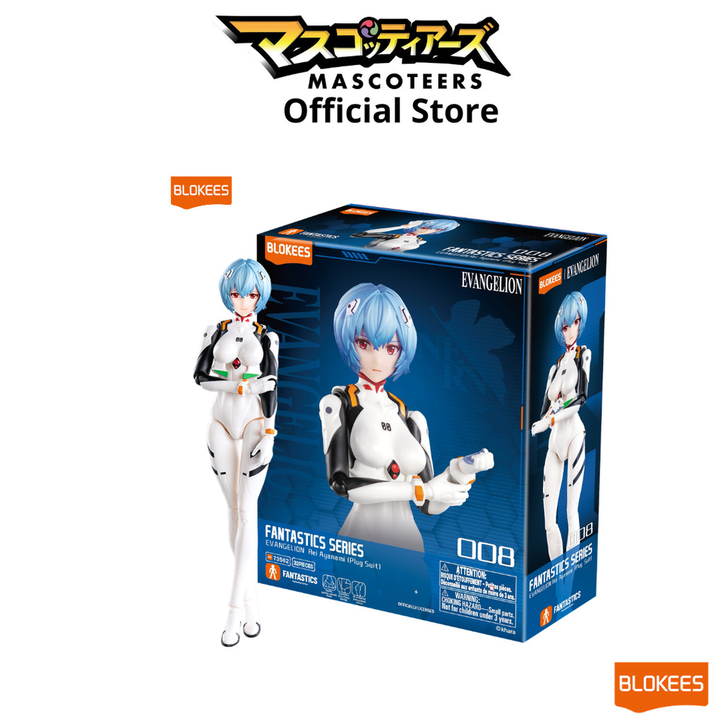 BLOKEES Figures - Evangelion 73562 - Fantastics Series - Ayami Rei (Plug Suit) ของเเท้ 100%