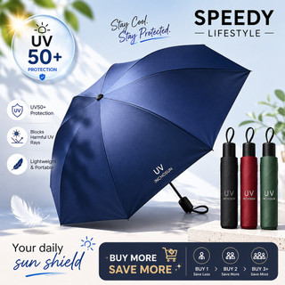 4PCS/2PCS UV Folding Umbrella Durable Waterproof Wind Resistant UV Prevention Sunscreen Umbrellas