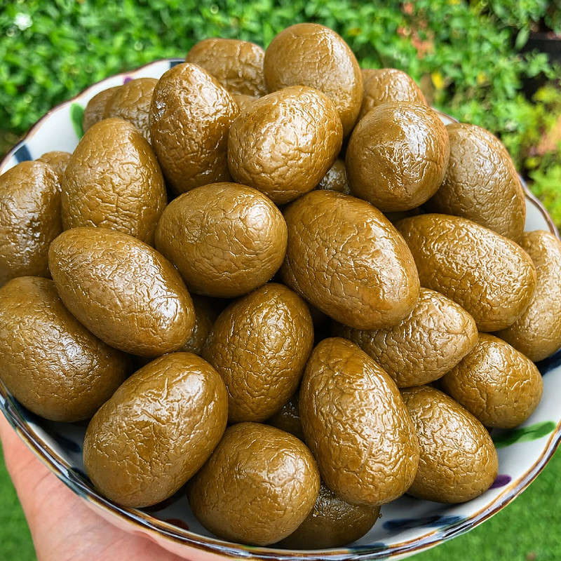 สมอเค็ม แบ่งขาย 500g. / 900g. สำหรับทำกานาฉ่าย ลูกสมอดองแช่เกลือ ลูกกาน่า ลูกสมอดองเค็ม สมอเค็มกานาฉ่าย