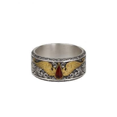 Star Crafted Warhammer 40K Game Peripheral Holy Blood Emblem Ring 8TEB