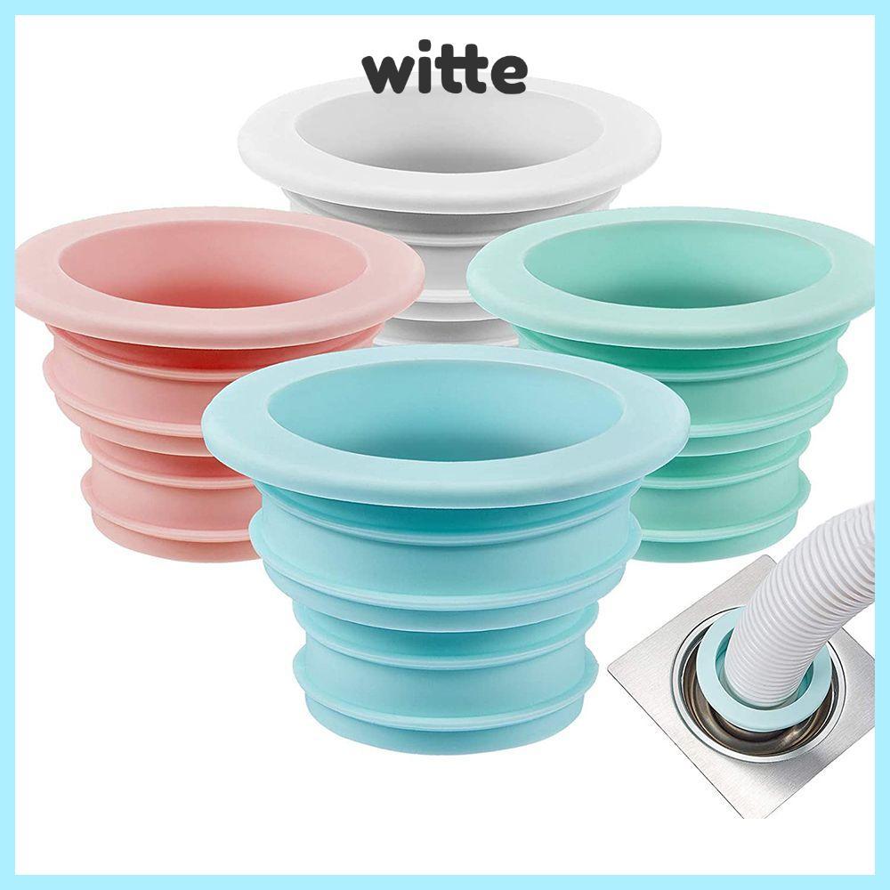 WITTE ปลั๊กท่อระบายน้ําชั้นล้างห้องน้ํา|ฝาครอบปิดผนึกตัวเชื่อมต่อท่อกันแมลง