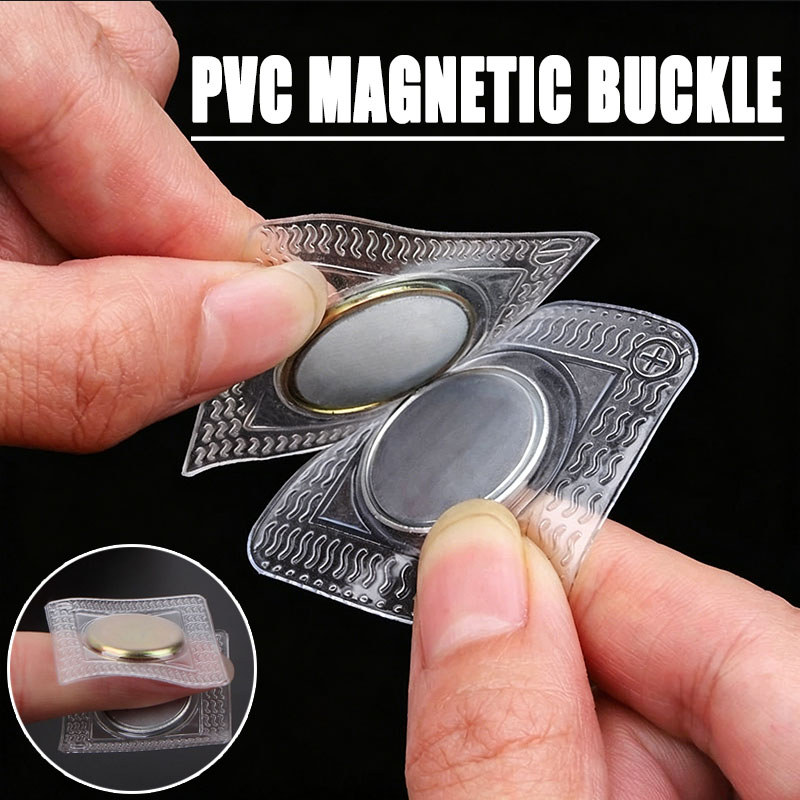 ใหม่ Magnetic Fasteners เย็บที่มองไม่เห็นโลหะ Fasteners สําหรับเสื้อผ้ากระเป๋าใช้งานง่ายหัตถกรรม DIY อุปกรณ์เสริม