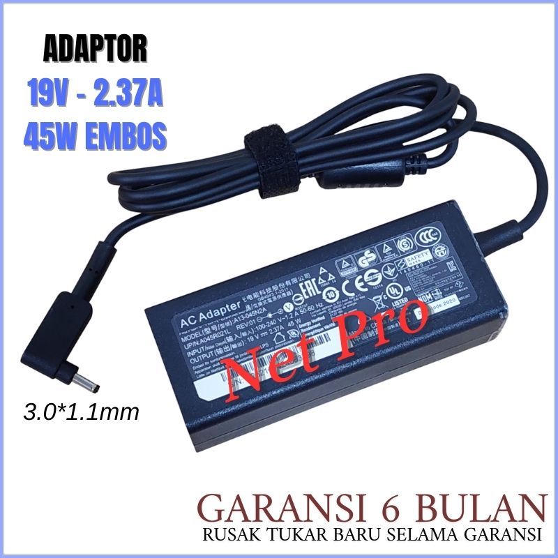 Acer Aspire 3 A314-22 A314-22G Series 45W Mini Charger Adapter -NPRO