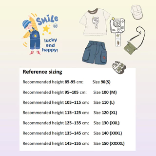 เสื้อยืดเด็ก ผ้าฝ้าย 100% เสื้อเด็กผู้ชาย แฟชั่น LEE Creamy Bear เสื้อยืดพิมพ์ลาย ไซส์ 90-150【จัดส่งตลอด 24 ชั่วโมง🚀】COD