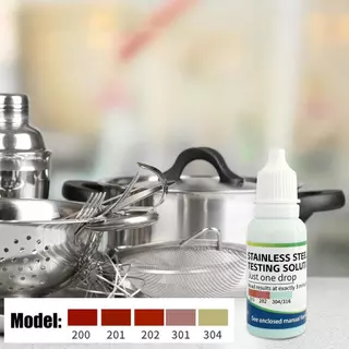 การทดสอบสแตนเลส Reagent Liquidแมงกานีส Detectio 15ml แบบพกพา dyrfth