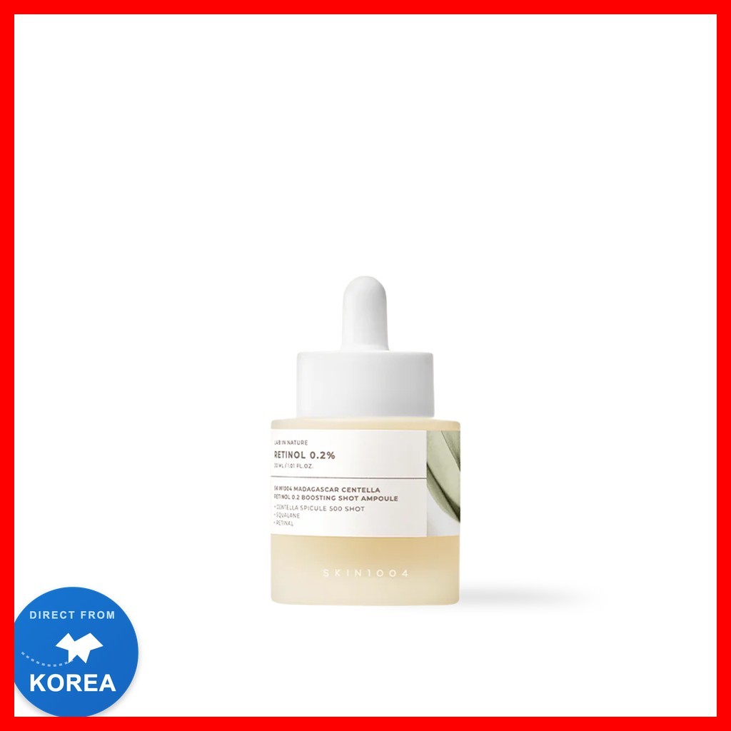 [Skin1004] Madagascar Centella Retinol 0.2 Boosting Shot Ampoule 30ml / Korean Ampoule / Retinol Boo