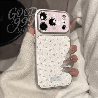 เคสไอโฟน เหมาะสำหรับ iPhone 17 16 11 15 12 14 13 Pro Max 14 15 16 Plus สายรัดตัวยึดดอกไม้สด พรีเมียม เท็กซ์เจอร์นุ่ม