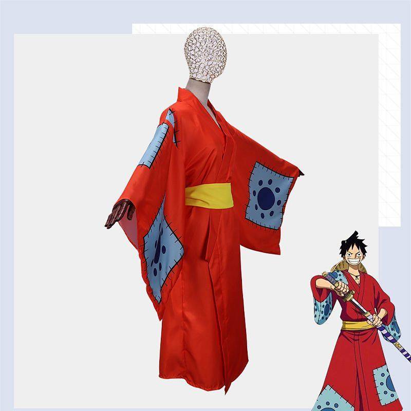 One Piece Luffy Same Cosplay Kimono Full Set One Piece Luffy Same Cosplay Kimono Full Set bKFe