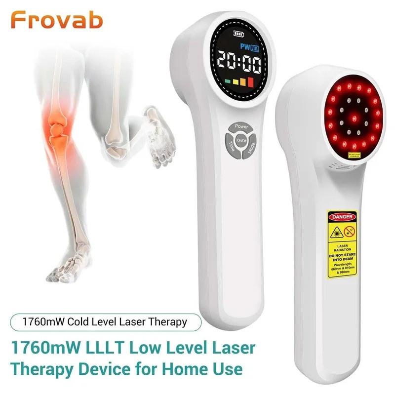 JIUya Frovab Class 4 เครื่องบําบัดด้วยเลเซอร์เย็น 660nm 810nm 980nm สีแดง/NIR Light สําหรับการจัดการ