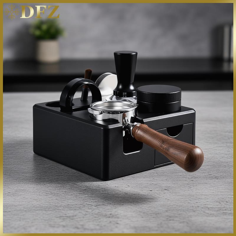LUBE 51-58mm Coffee Tamper Station Portafilter Holder สําหรับ Breville Barista .