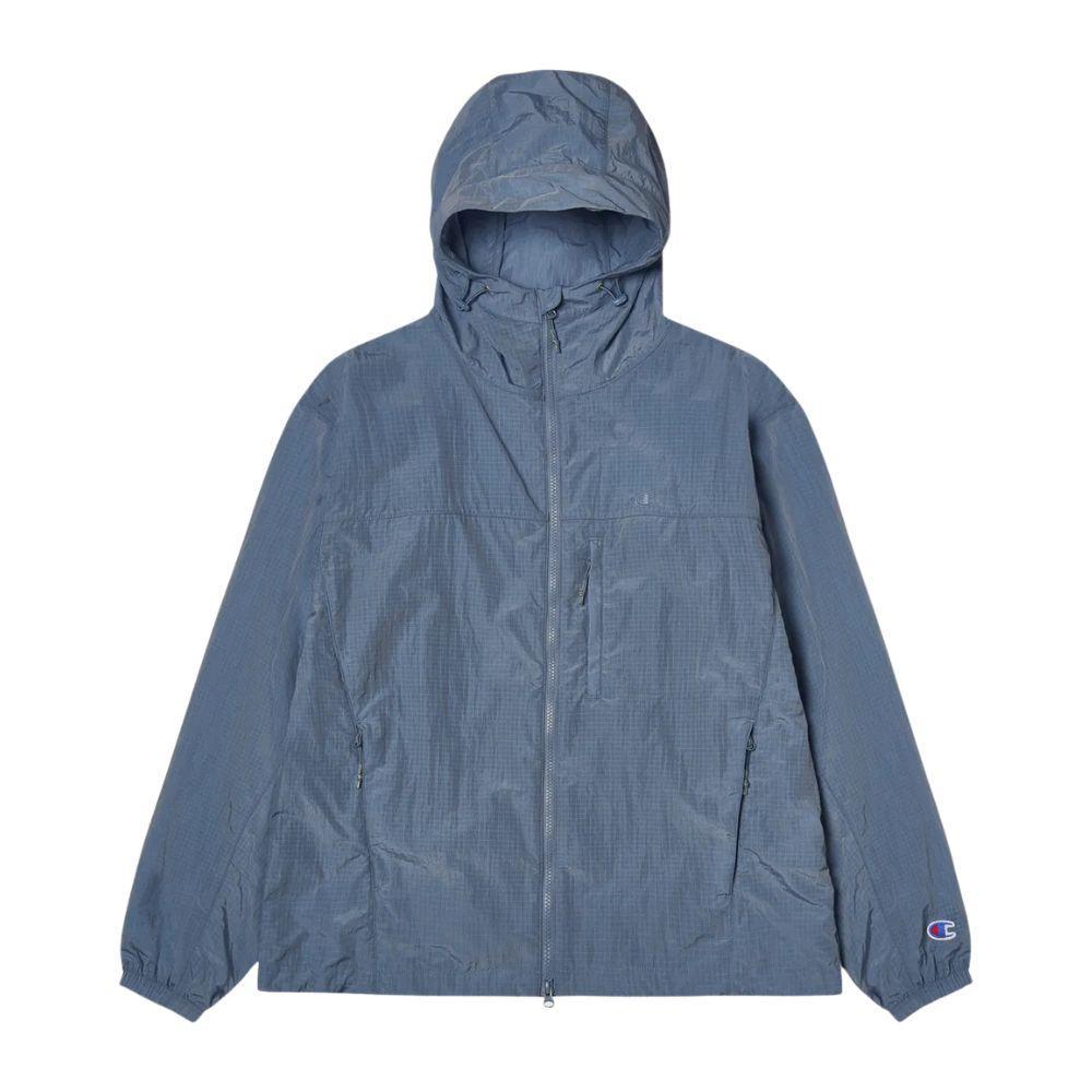 CHAMPION Hooded Windbreaker เสื้อแจ็คเก็ตสำหรับผู้ชายและผู้หญิง