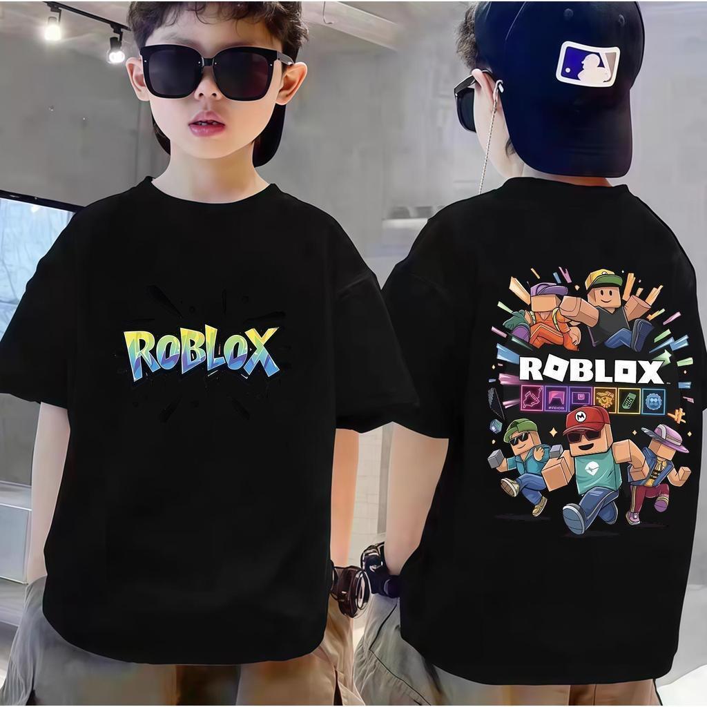 เสื้อยืดเด็ก/สไตล์อเมริกัน/เกาหลี/สตรีท/น่ารัก/คุณภาพดี/ผ้ รูปที่ 5
