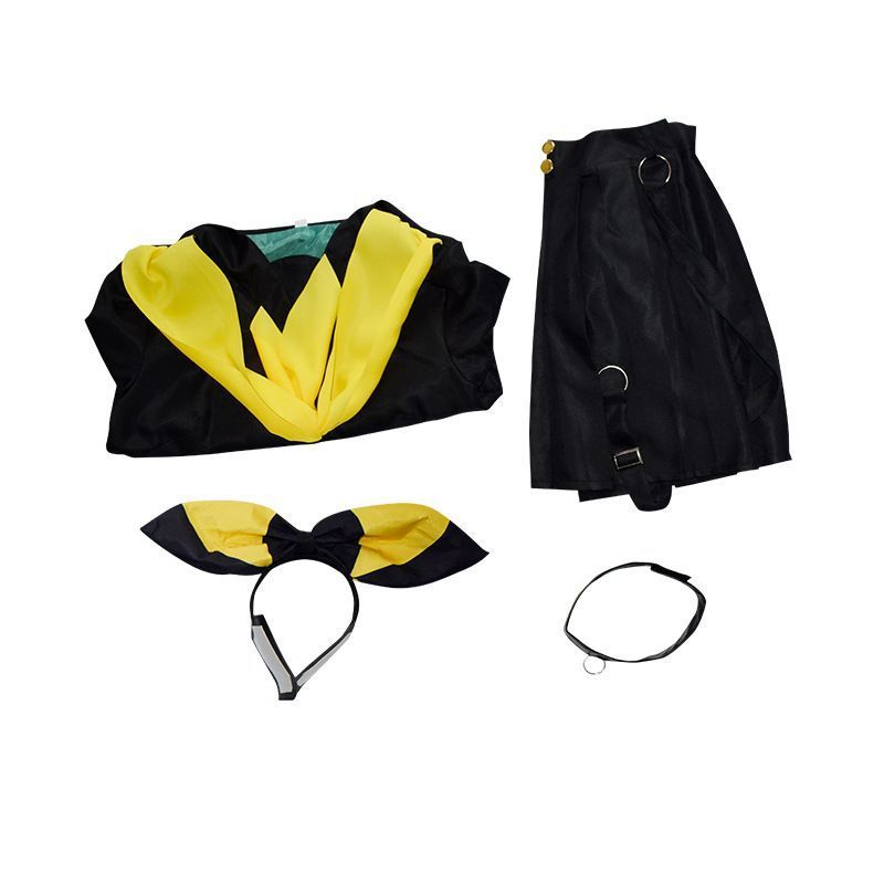 โปรโมชั่น คอสเพลย์ Mirror Sound Gemini cos เครื่องแต่งกาย jk ชุดเสื้อผ้าฮาโลวีนเสียงกระจกพร้อมกระจก 