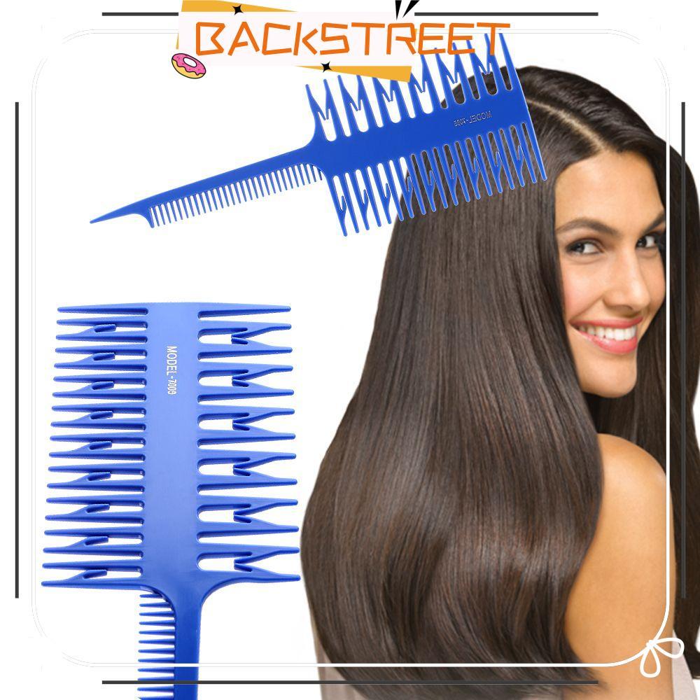 BACKSTREET Salon Dyeing Tool Professional Fish Bone Shape สองด้านไฮไลท์