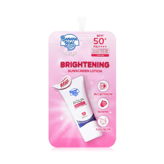 Banana Boat Aqua Brightening UV Protection Sunscreen Lotion SPF50+ PA++++ 7ml บานาน่า โบ๊ท โลชั่นกันแดดแบบซอง.