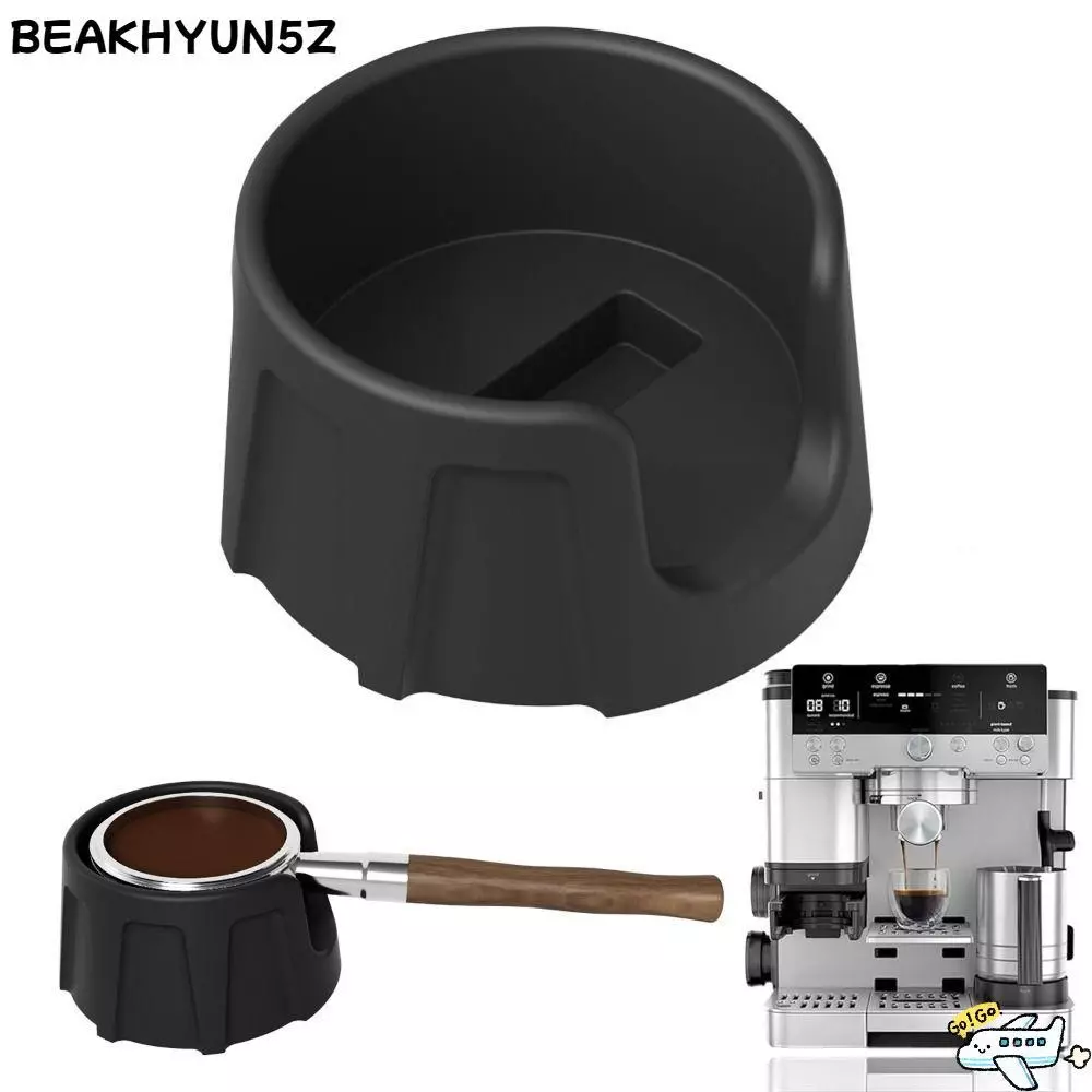 BEAKHYUN5Z ที่วางแทมเปอร์กาแฟ, ฐานกดกาแฟที่ปรับปรุงได้ทนความร้อน, ซิลิโคนกันลื่น Espresso Tamping Station ชงกาแฟ