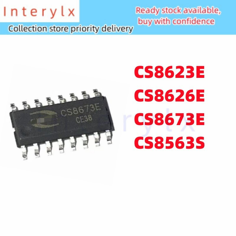 5PCS CS8673 CS8673E CS8623 CS8623E CS8626 CS8626E CS8563 CS8563S SOP-16 เครื่องขยายเสียงชิป IC