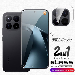 Xiaomi17TPro 2in1 สําหรับลายนิ้วมือปลดล็อคกระจกนิรภัยสําหรับ Xiaomi 17T Pro Xiaomi17T Xiaomi17TPro 17 T 5G 3D Protector Full หน้าจอ HD เลนส์ป้องกันฟิล์ม